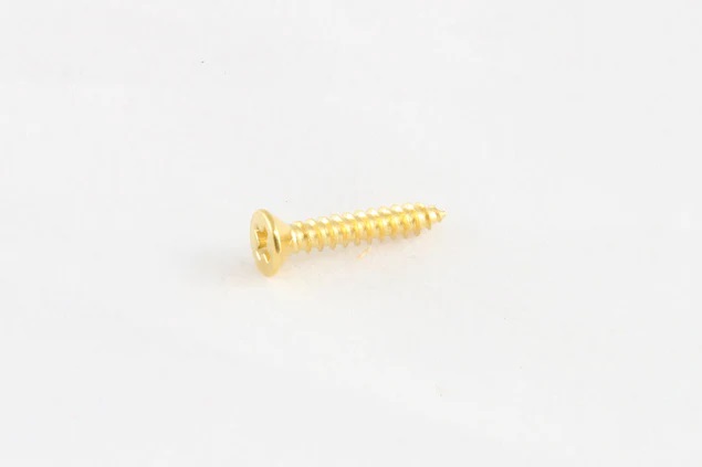 Allparts GS-3397 Short Humbucking Ring Screws, Gold, Pack of 8
