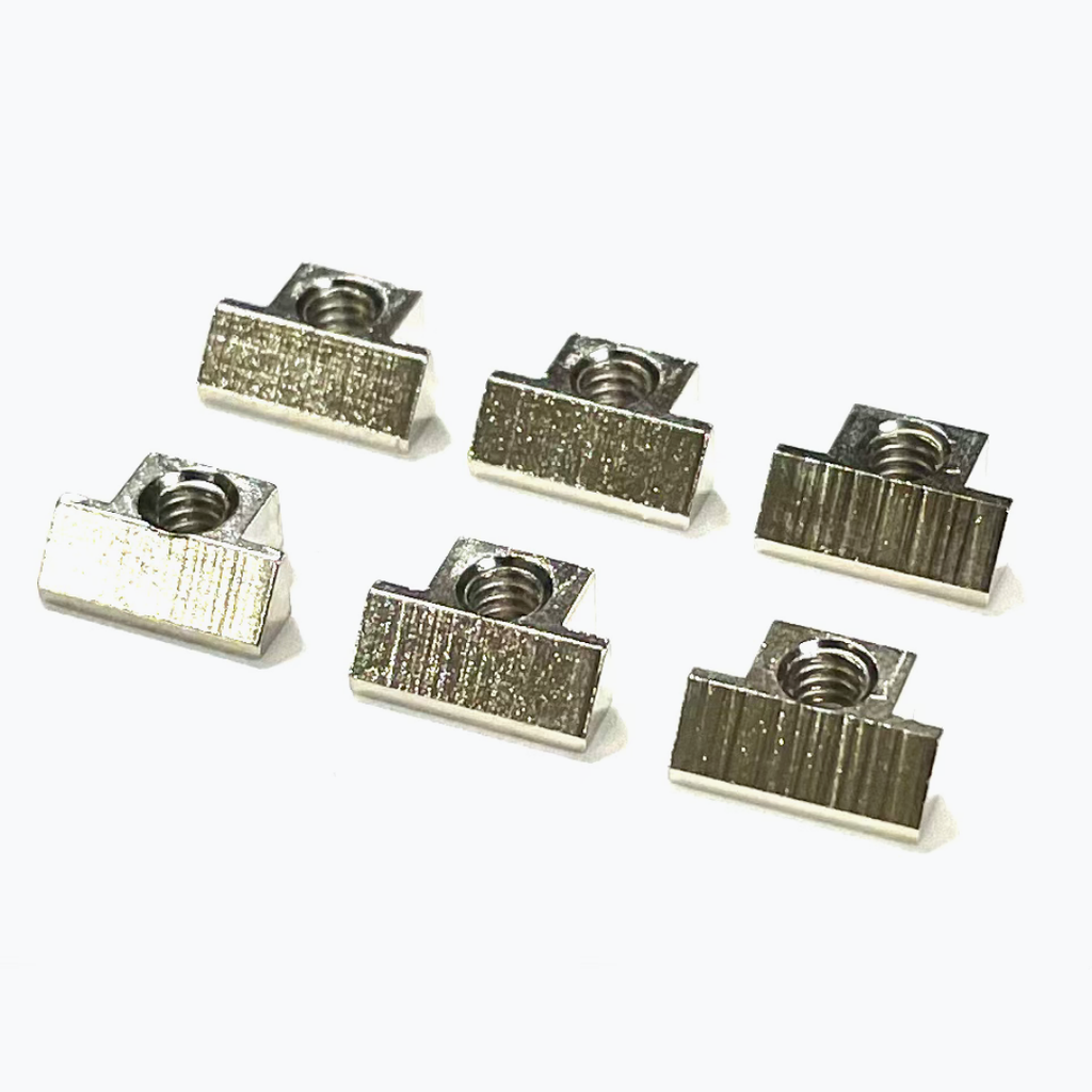 AllParts ABR Tunematic Saddles, Nickel, 6 Pack