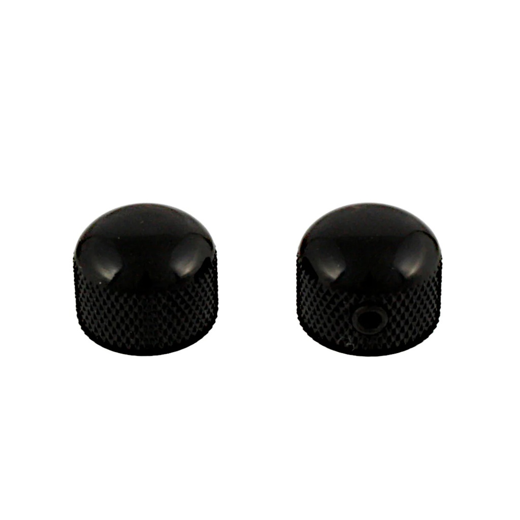Allparts MK-3315 Mini Dome Knob Set, Black