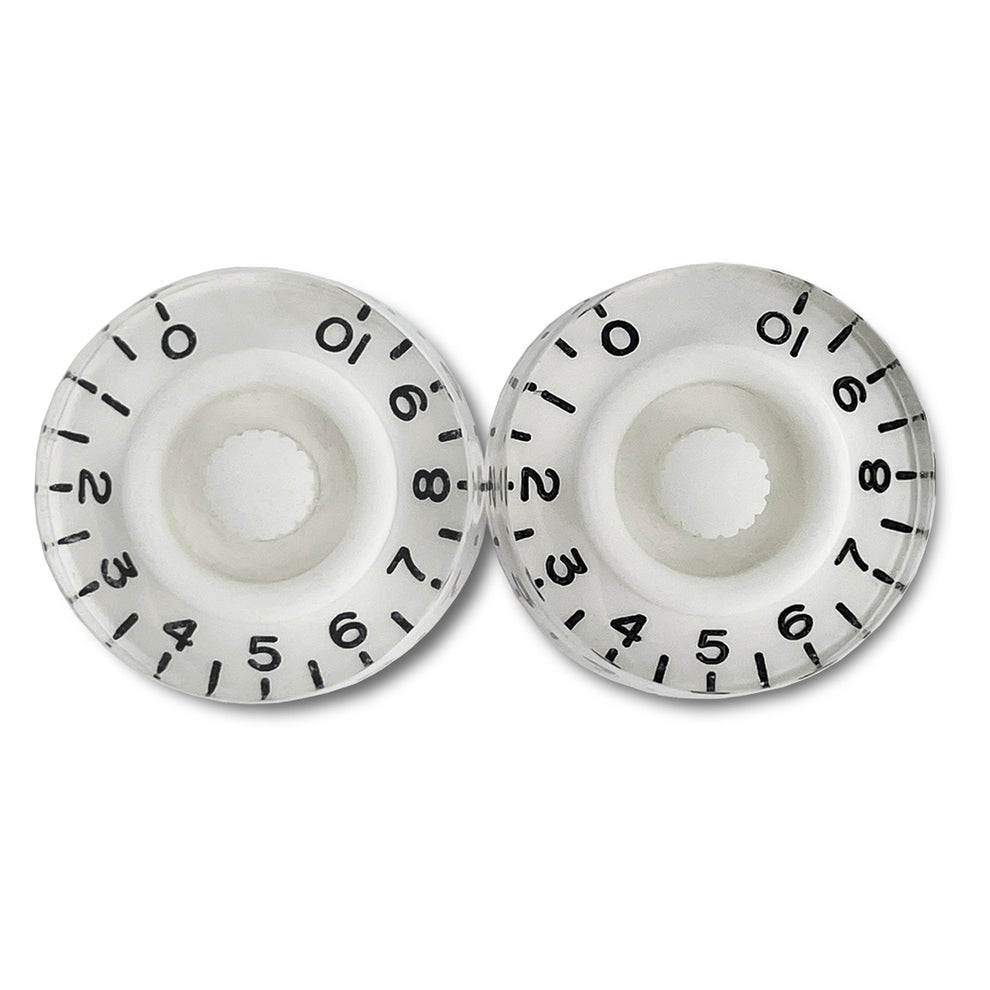 [PK-0130-025] Allparts PK-0130 Set of 2 Vintage-style Speed Knobs, White