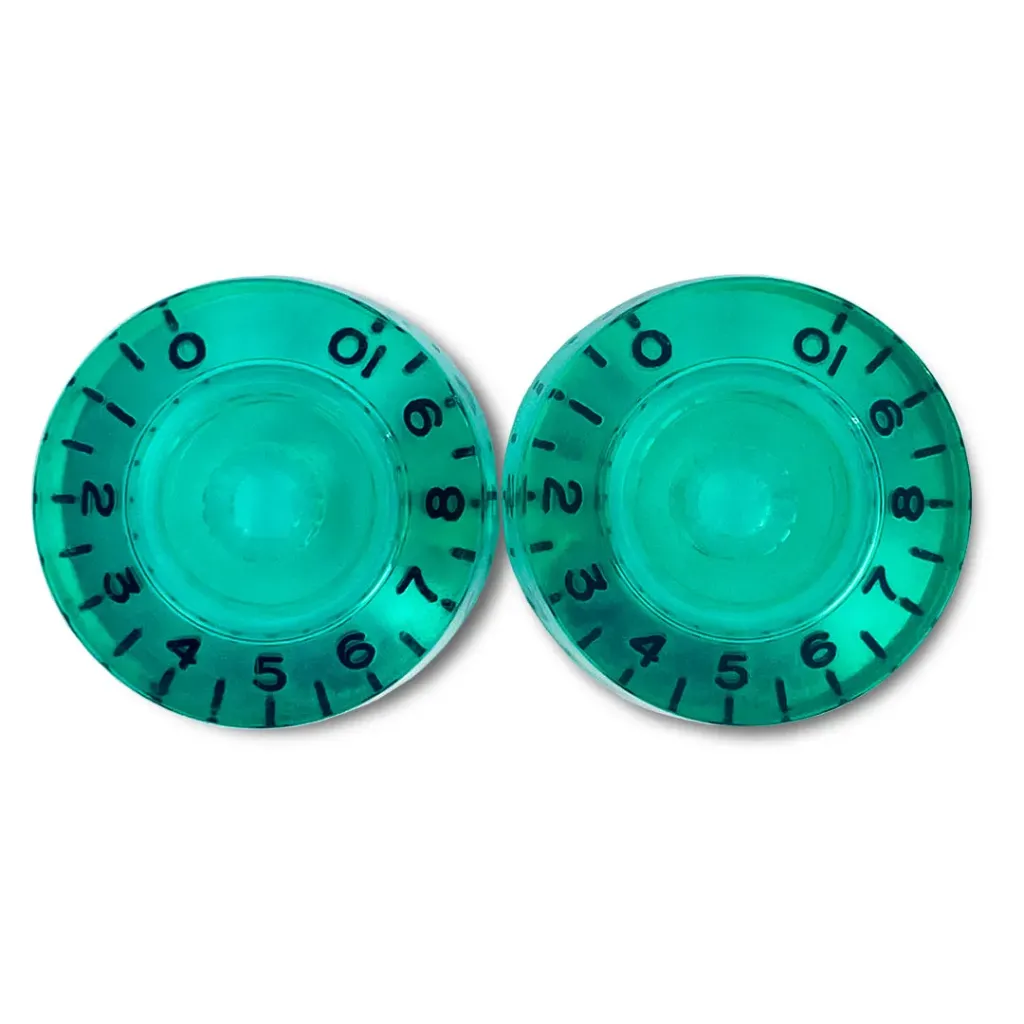 [PK-0130-029] Allparts PK-0130 Set of 2 Vintage-style Speed Knobs, Green