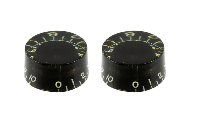 Allparts PK-0134 Set of 2 Vintage-style Tinted Speed Knobs, Vintage tint