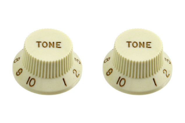 Allparts PK-0153 Set of 2 Plastic Tone Knobs for Stratocaster®, Mint Green