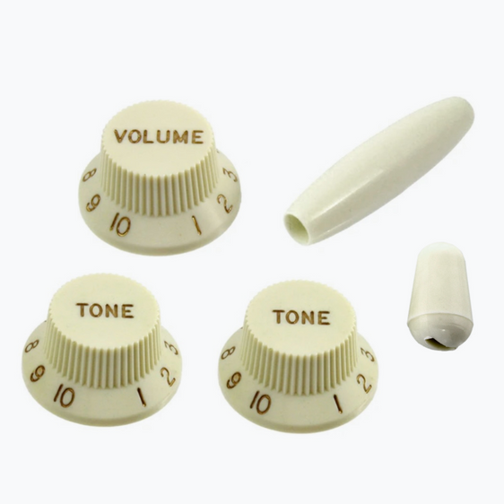 Allparts PK-0178 Complete Knob Set for Stratocaster®, Mint Green