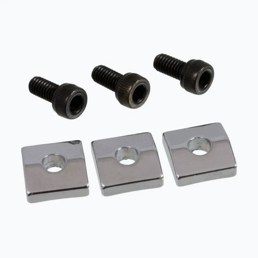 [BP-0116-010] Allparts BP-0116 Nut Blocks for Floyd Rose® Locking Nuts, Chrome