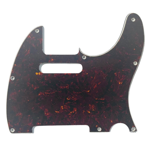 Allparts PG-0562 8-hole Pickguard for Telecaster®, Tortoise 3-ply (T/W/B) .090