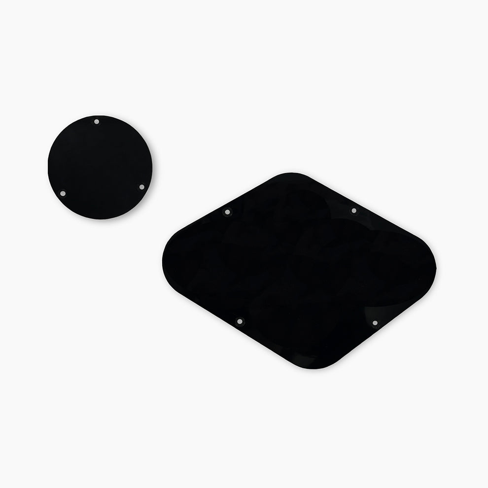 [PG-0814-023] Allparts PG-0814 Backplates and Cover for Gibson® Les Paul®, Black
