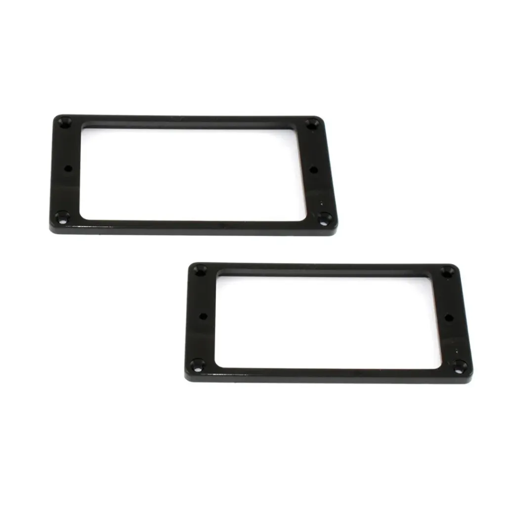 [PC-0741-003] Allparts PC-0741 Flat Profile Humbucking Pickup Ring Set, Black