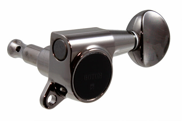 [TK-0760-093] Allparts TK-0760 Gotoh SG381 Mini 6-in-line Keys, Cosmo Black