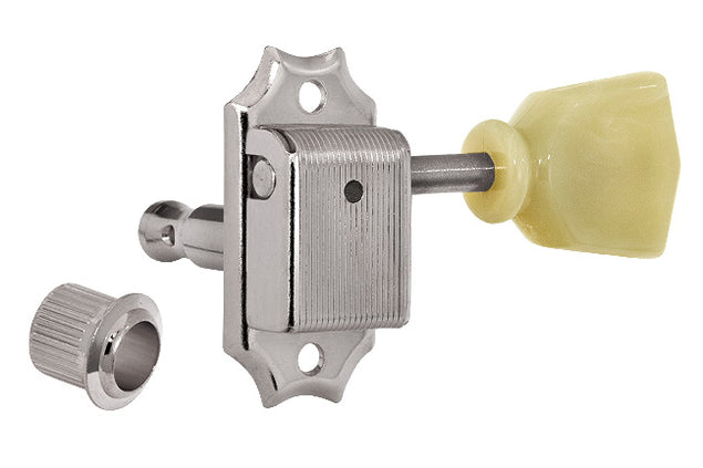 [TK-0770-001] Allparts TK-0770 Gotoh SD90 Vintage-style 3x3 Keys with Keystone Buttons, Nickel