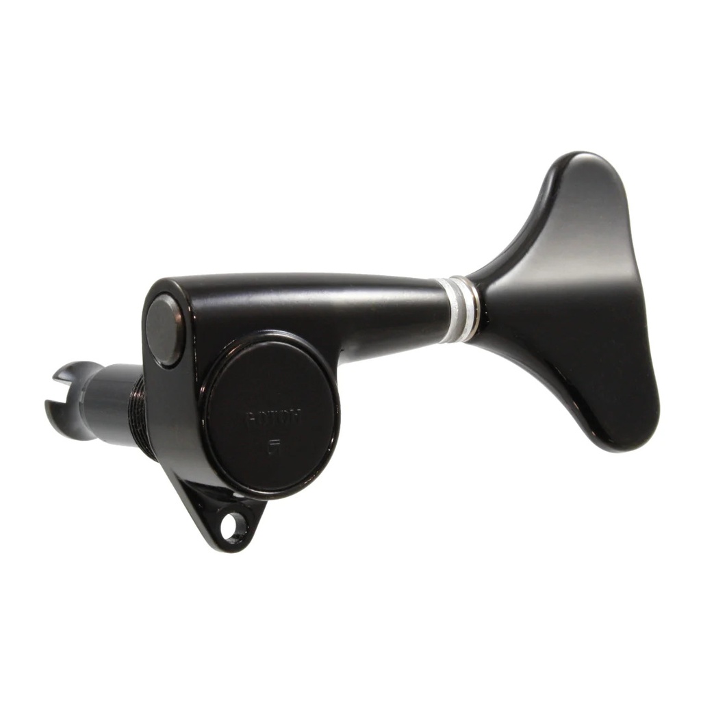 Allparts TK-0923 Single Gotoh GB707 Sealed Bass Key, Black, Bass side