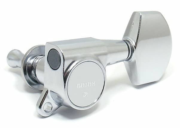 Allparts TK-0963 Gotoh SG381 3x3 Mini Keys with Large Buttons, Chrome