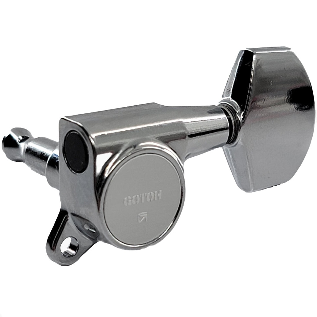 Allparts TK-0963 Gotoh SG381 3x3 Mini Keys with Large Buttons, Chrome