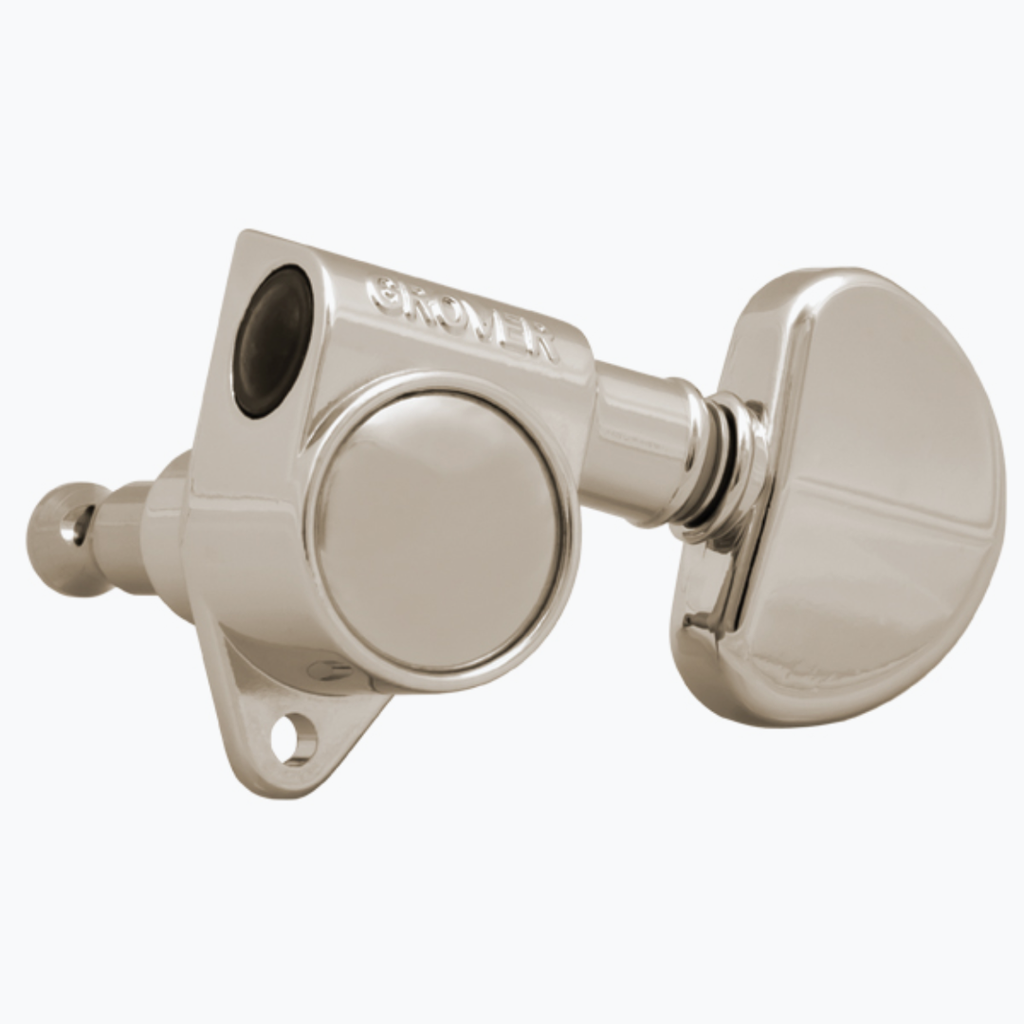 Allparts TK-7900 Grover® 102-18 Series 3x3 Rotomatic Tuners, Nickel, 102-18N