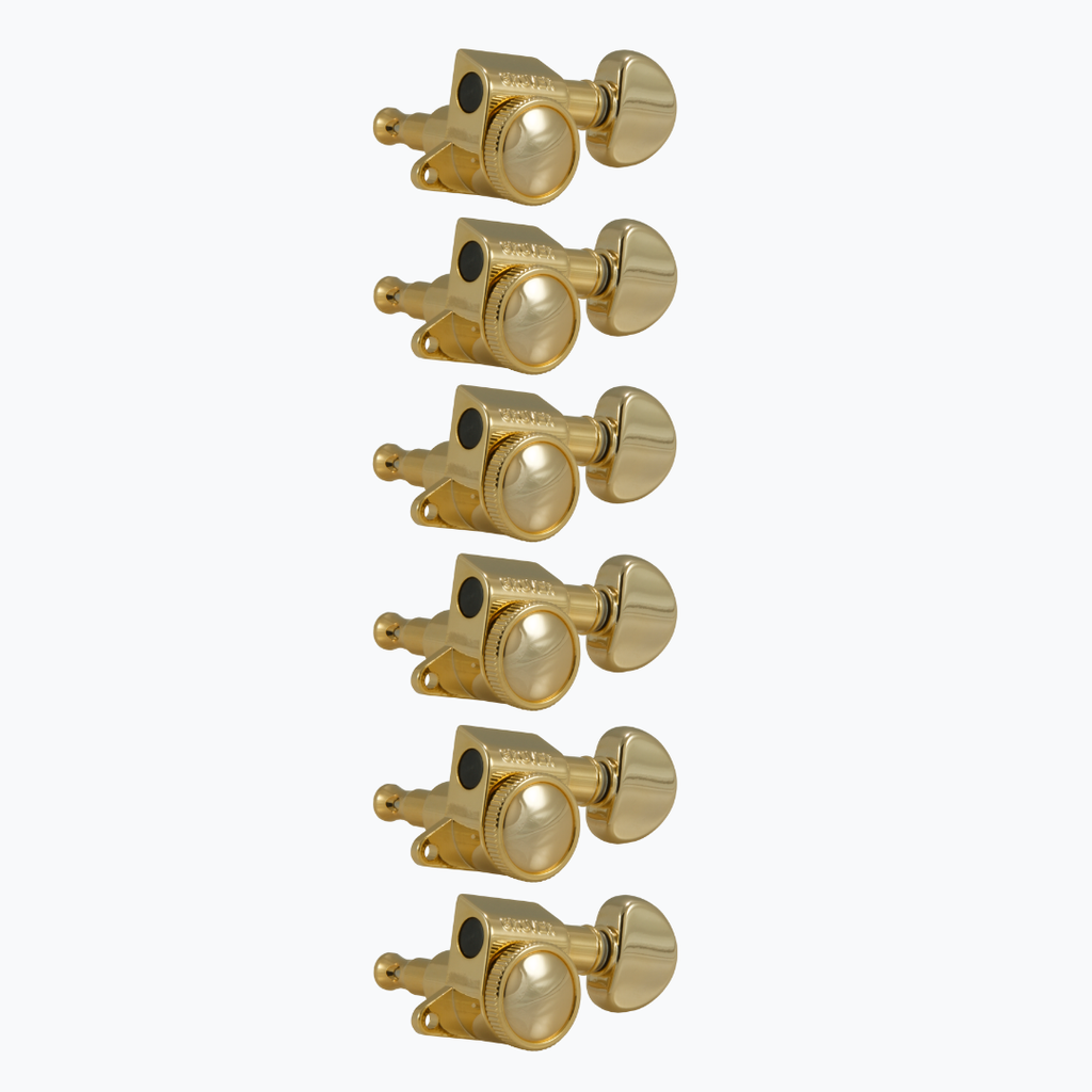 [TK-7926-002] Allparts TK-7926 Grover® 505 Series 6-in-line Locking Tuners, Gold 505G6