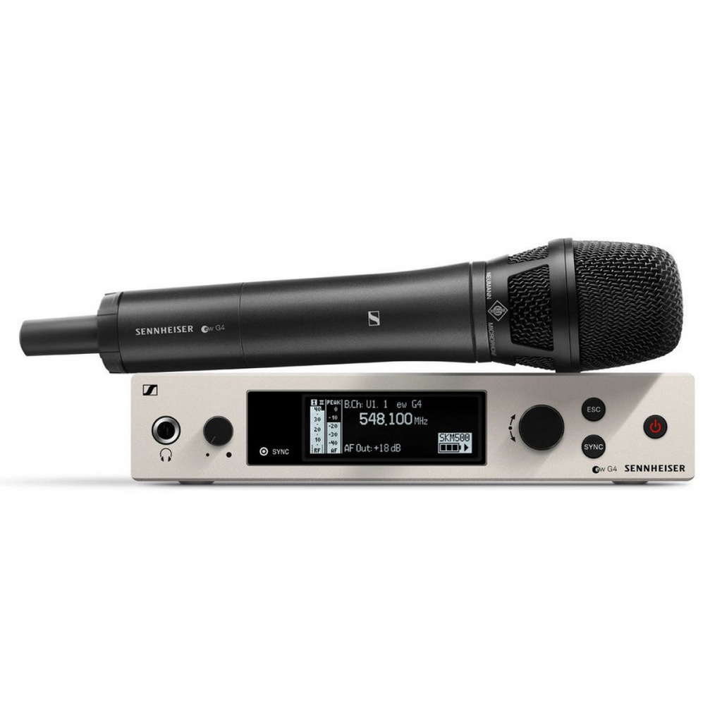 Sennheiser ew 500 G4-KK205 Pro Wireless Handheld Mic Set with Neumann Mic, AW+ Band