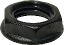 Cliff Hex Nut For Mounting 1/4" Jacks, Black