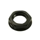 Cliff Hex Nut For Mounting 1/4" Jacks, Black
