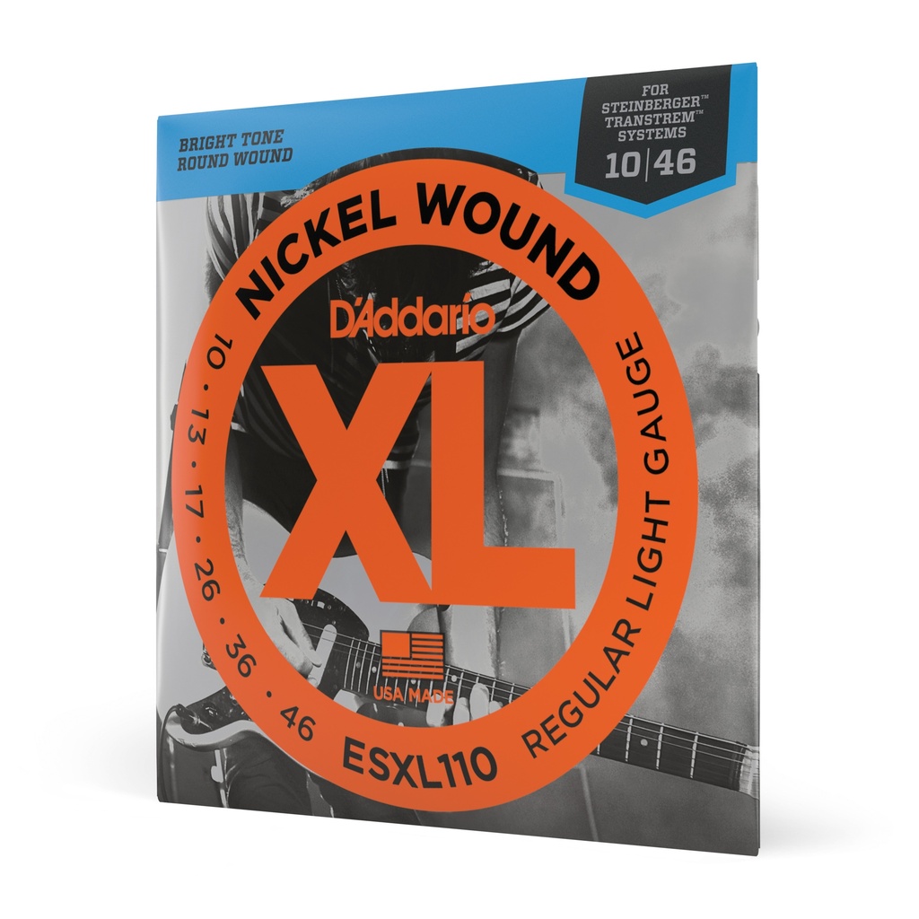 D'Addario 10-46 Regular Light Double Ball End, XL Nickel Electric Guitar Strings