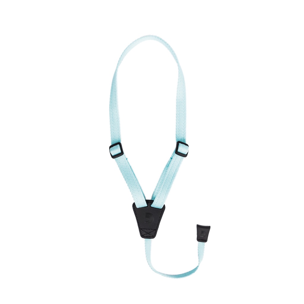 [19UKE03] D'Addario Eco-Comfort Ukulele Strap, Seafoam