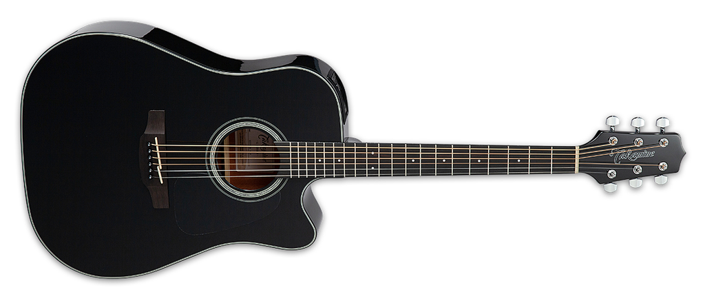 Takamine GD30CE Dreadnaught Cutaway Acoustic Electric, Black