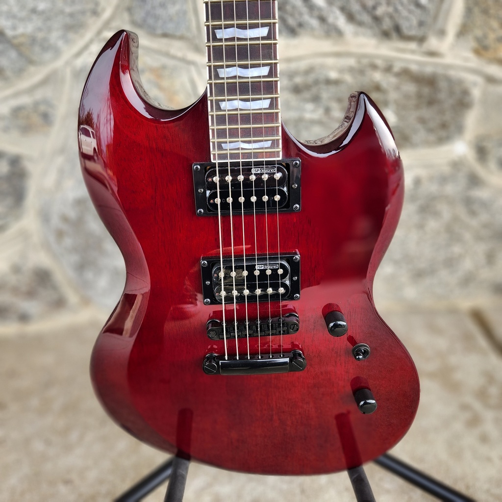 ESP Ltd Viper-256, See-Thru Black Cherry