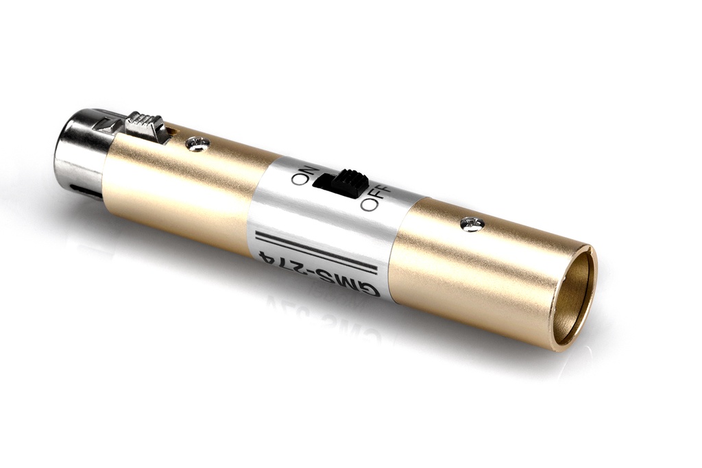 [GMS-274] Hosa GMS-274 XLR Mic Cable In-Line Power Switch