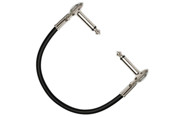 Hosa IRG-600.5 Guitar Patch Cable, Low-profile Right-angle to Same, 6 in, 6 pc