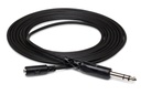 Hosa MHE-325 Headphone Extension Cable, Female 3.5mm TRS to Male 1/4" TRS, 25 ft