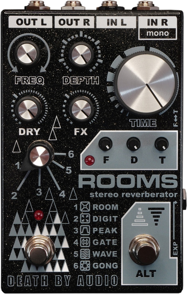 Death By Audio Rooms Stereo Reverberator