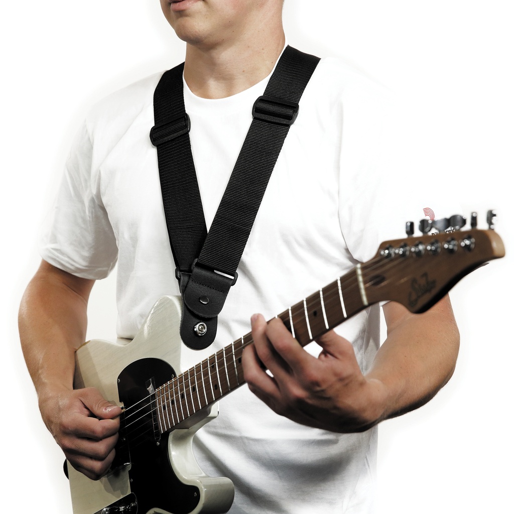 D'Addario Dare Guitar Strap, Black