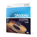 D'Addario EJ35 11-47 Light 12-String, Silk & Steel Acoustic Guitar Strings