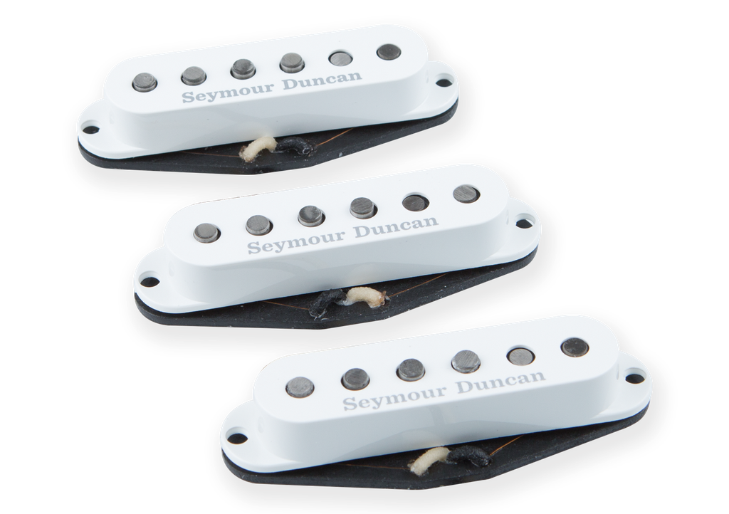[11208-01] Seymour Duncan SSL-1 Vintage Staggered Strat Set, White