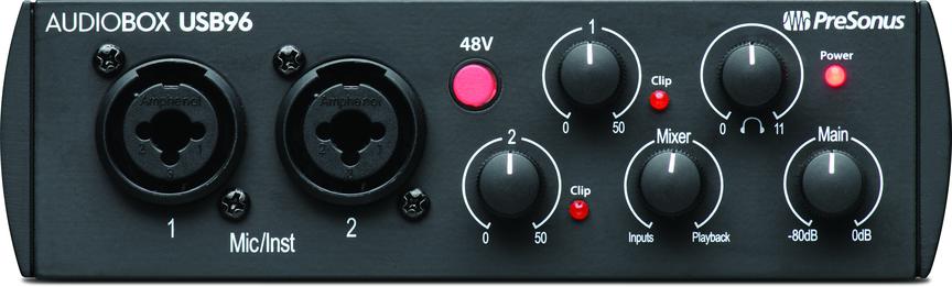 [AUDBOX9625] Presonus AudioBox USB 96 25th Anniversary Edition 2x2 USB 2.0 Recording System
