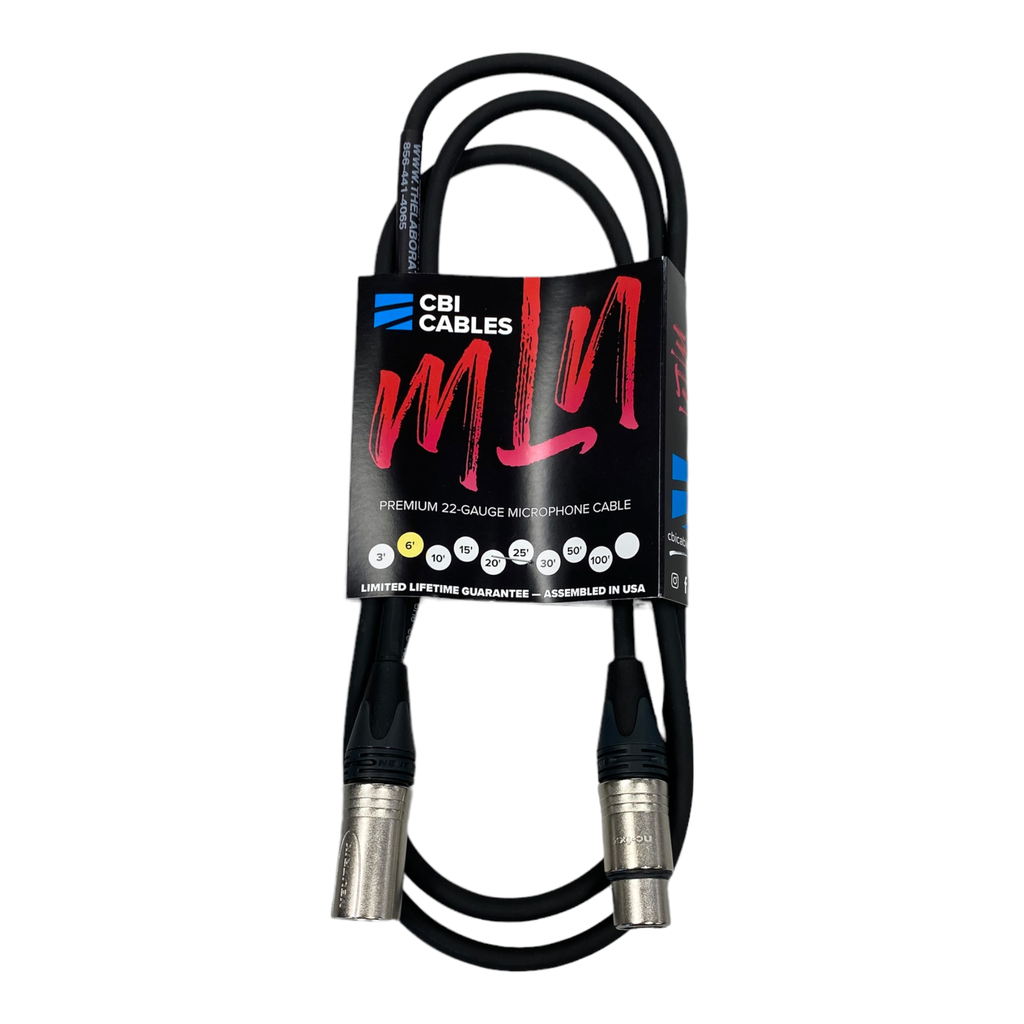 [P-MLN-6] CBI MLN Performer Microphone Cable, 6 Feet
