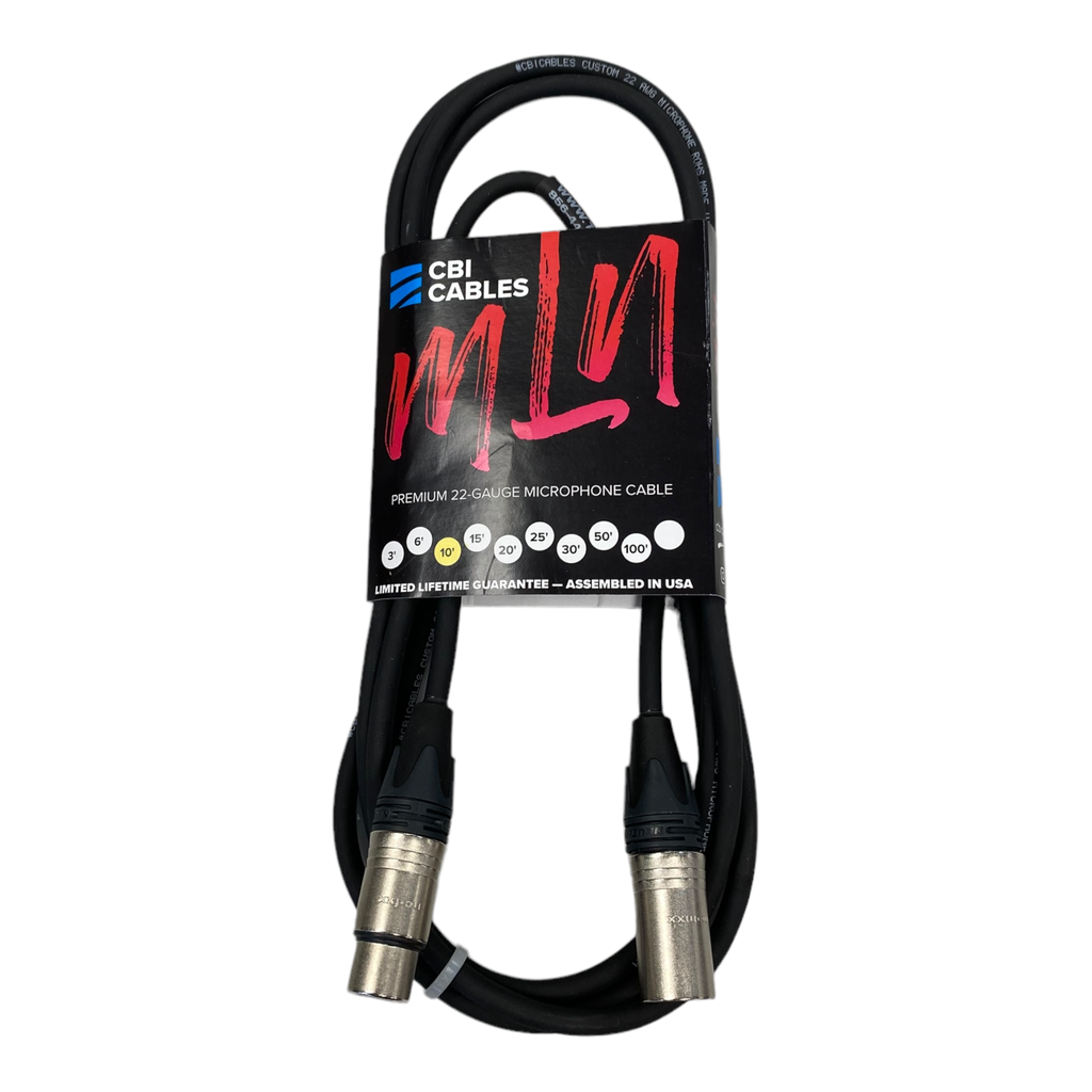 CBI MLN Performer Microphone Cable, 10 Feet