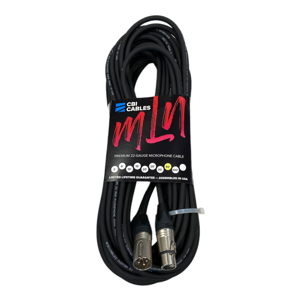 CBI MLN Performer Microphone Cable, 50 Feet