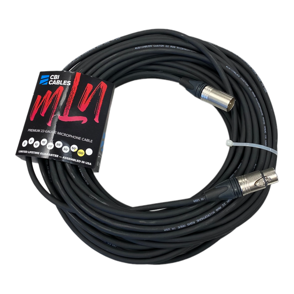 CBI MLN Performer Microphone Cable, 100 Feet