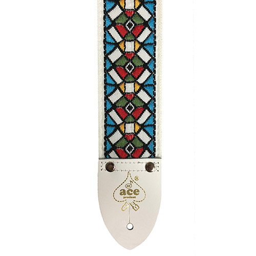 D'Andrea Ace Guitar Strap, Stained Glass