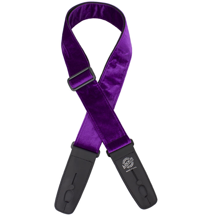 Lock-It 2" Crushed Velvet Strap, Purple