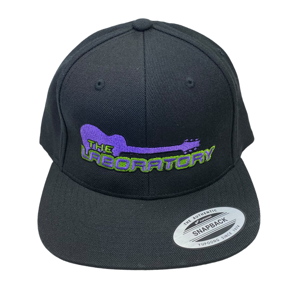 The Laboratory Classic Snap Back Hat, Black