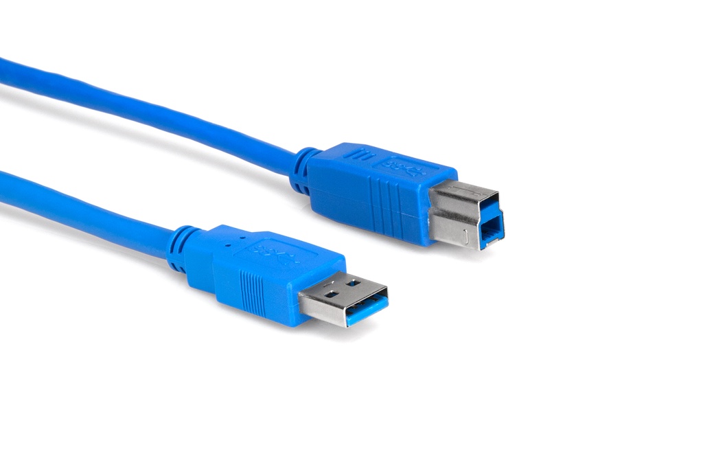Hosa USB-306AB SuperSpeed USB 3.0 Cable, Type A to Type B, 6 feet