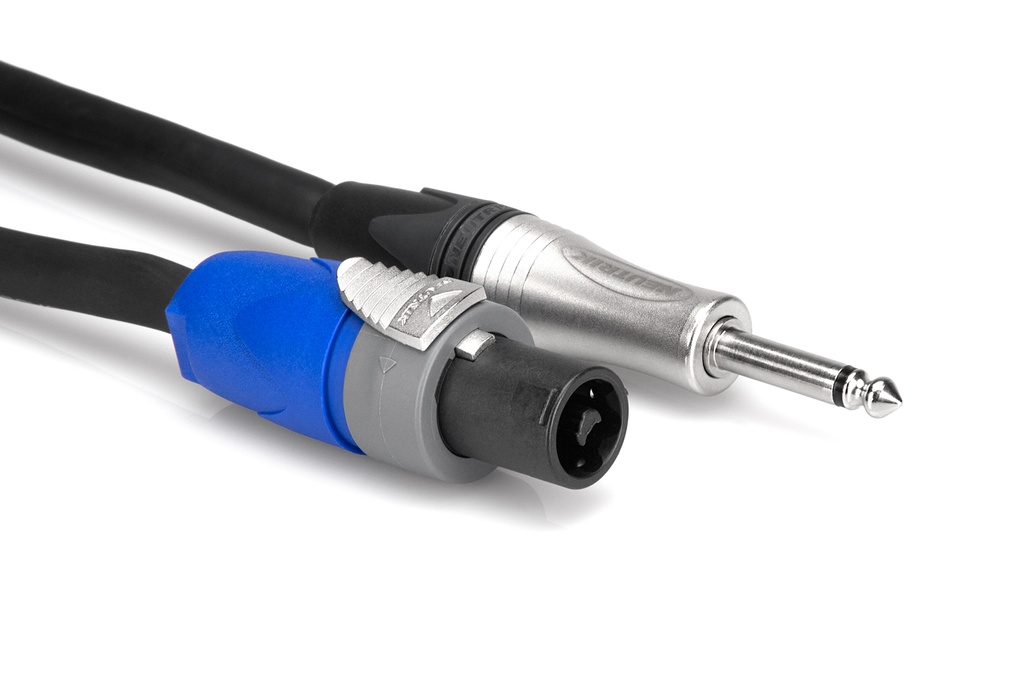 Hosa SKT-203Q Edge Speaker Cable, Speakon to 1/4", 3 ft