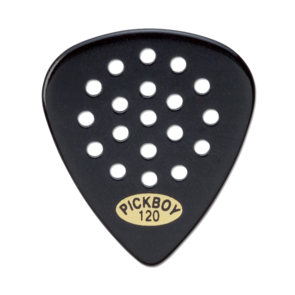 Pickboy Pos-a-Grip, Black, Cellulose, 1.20mm, 10 picks