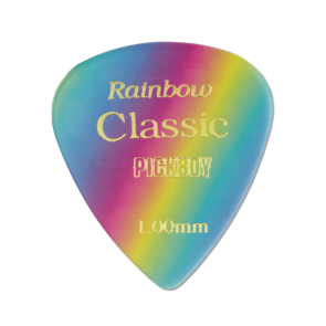 [PB21P100] Pickboy Vintage Pick, Rainbow, Cellulose, 1.00mm, 10 picks