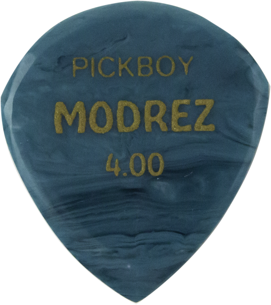 [PBMDZTQP400] Pickboy Modrez Pick, Turquoise, 4.00mm, 1 pick