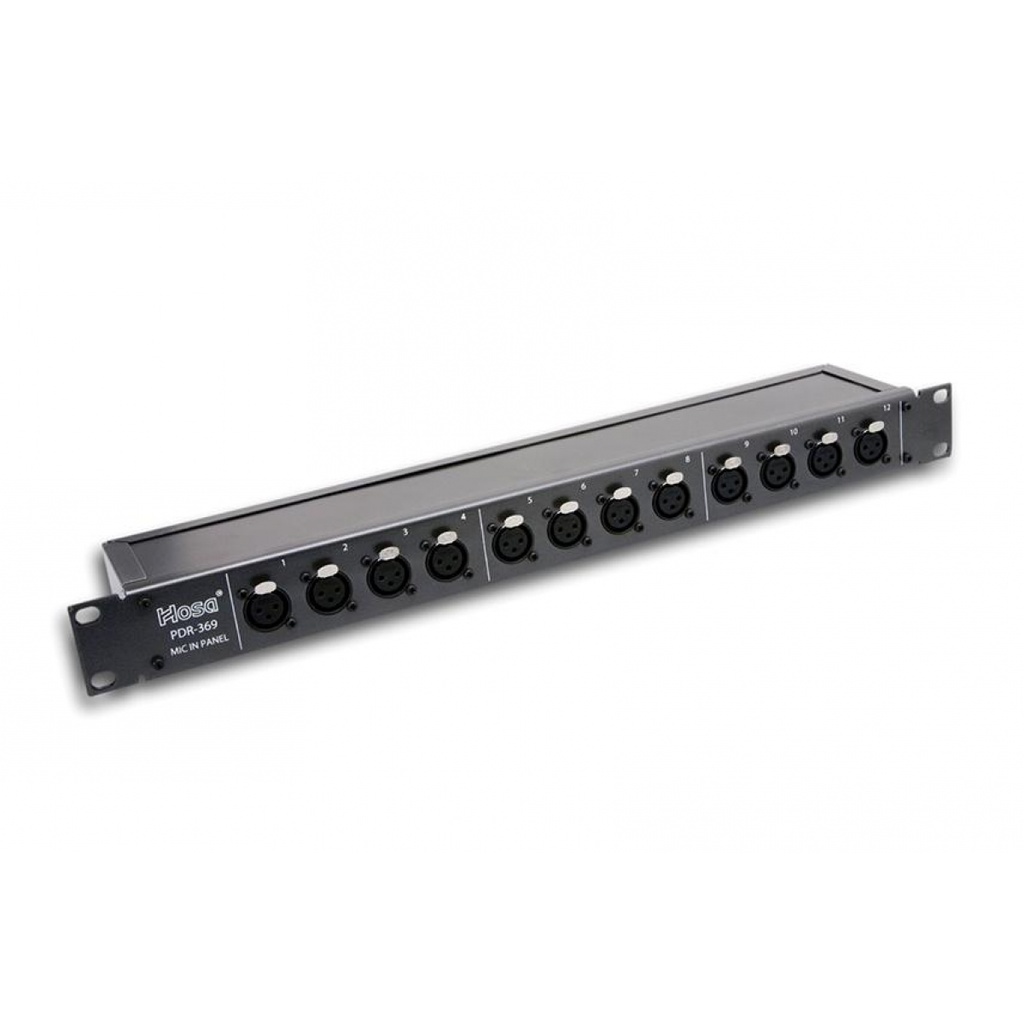 [PDR-369] Hosa PDR-369 12-point XLR Patchbay