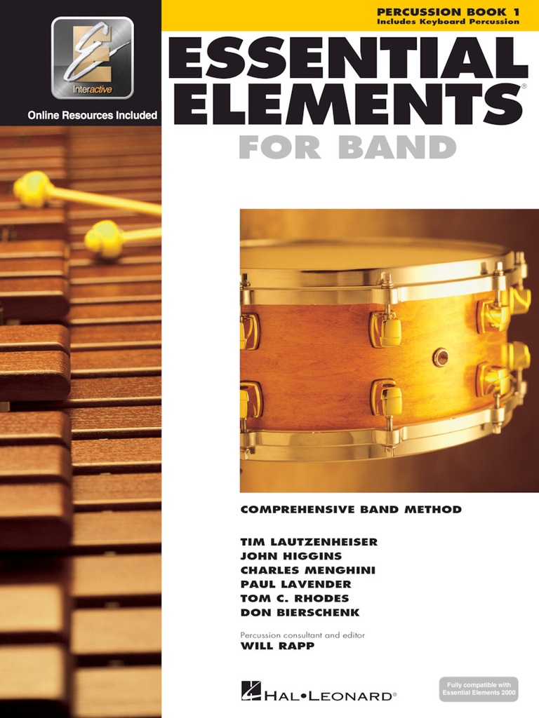 Essential Elements for Band, Percussion Book 1