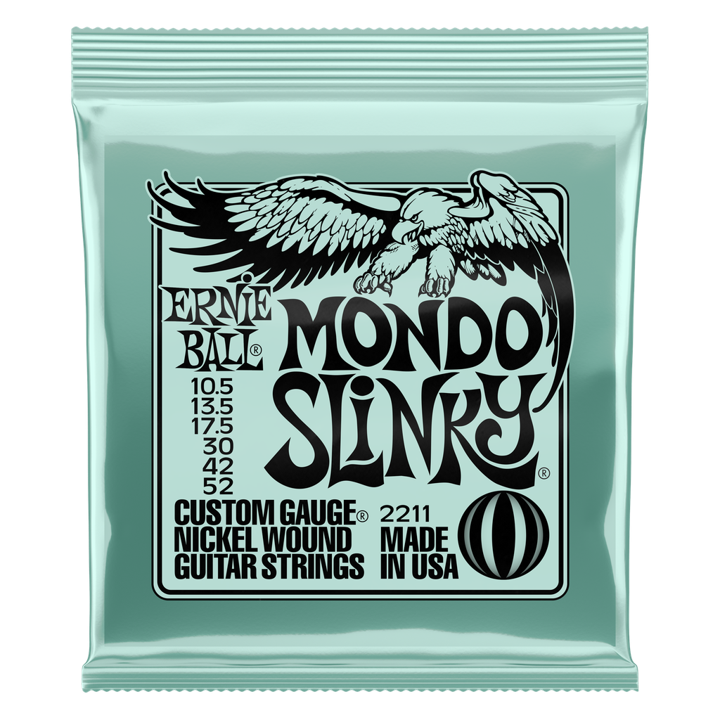 Ernie Ball Mondo Slinky Nickel Wound Electric Guitar Strings 10.5 - 52 Gauge