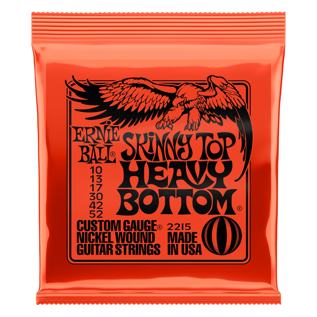 [P02215] Ernie Ball Skinny Top Heavy Bottom Slinky Nickel Wound Electric Guitar Strings - 10-52 Gauge
